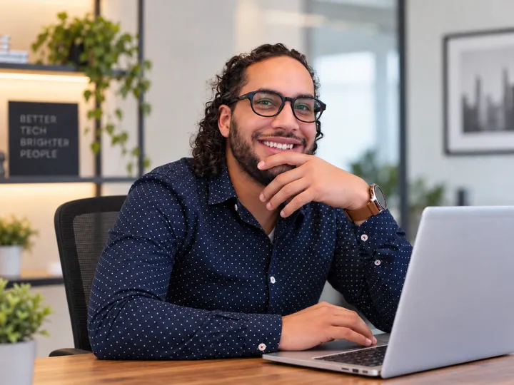Portrait de Sofiane Ayoute, fondateur d’AS IT Services.